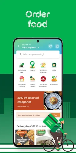 Grab - Taxi & Food Delivery screenshot