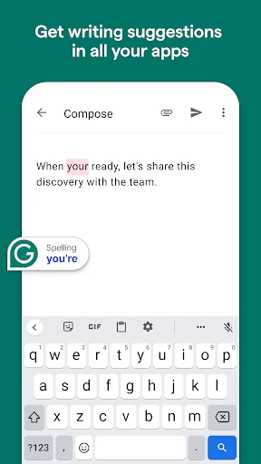 Grammarly-AI Writing Assistant screenshot