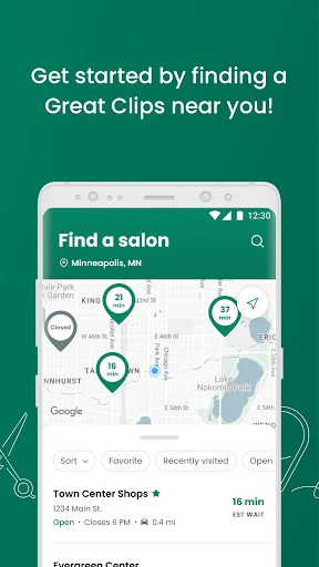 Great Clips Online Check-in screenshot