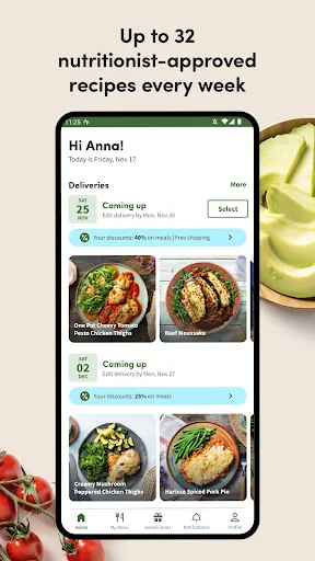 Green Chef: Healthy Recipes screenshot
