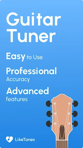 Guitar Tuner - LikeTones screenshot