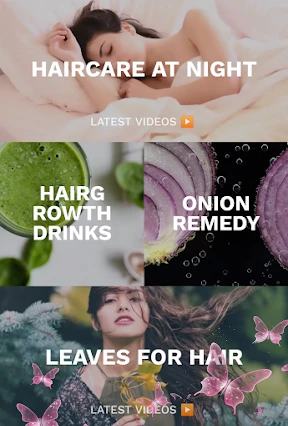Haircare app for women screenshot