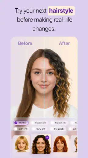HairHunt: AI Hairstyle Try-On screenshot