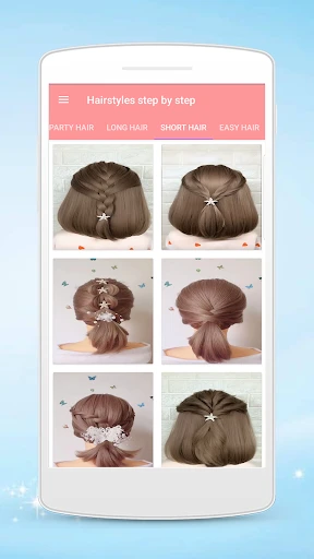 Hairstyles step by step screenshot