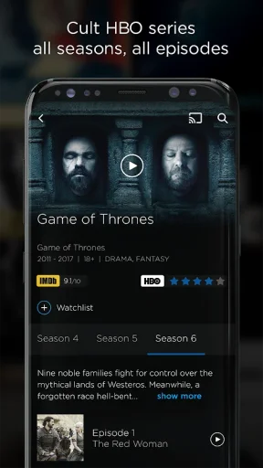 HBO Go screenshot