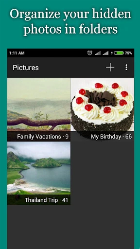 Hide Photos, Video and App Loc screenshot