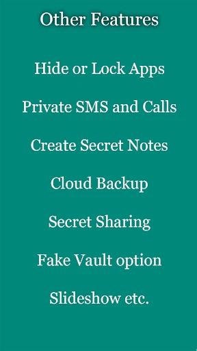 Hide Photos, Video and App Loc screenshot