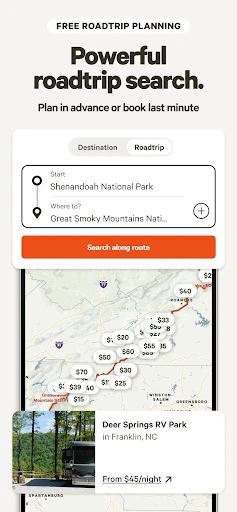 Hipcamp: Camping, RVs & Cabins screenshot