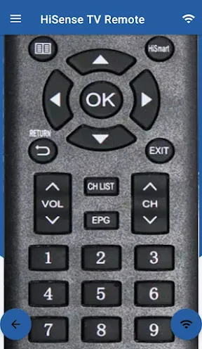 HiSense Smart TV Remote screenshot
