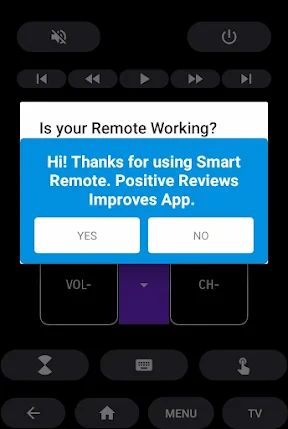 HiSense Smart TV Remote screenshot