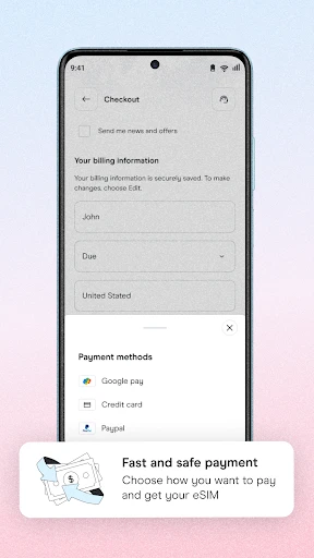 Holafly eSIM Prepaid Card screenshot