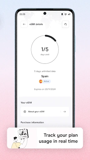 Holafly eSIM Prepaid Card screenshot
