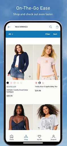 Hollister Co. screenshot