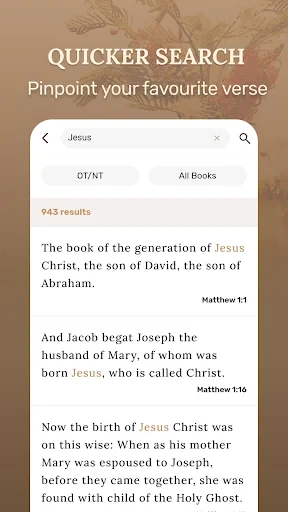 Holy Bible - KJV+Verse screenshot