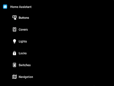 Home Assistant screenshot