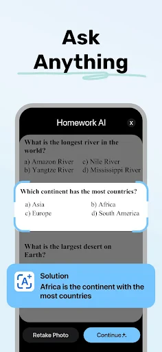 Homework AI - Math & Essay App screenshot