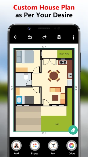 Modern House Design Draw House screenshot
