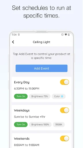 Hubspace screenshot