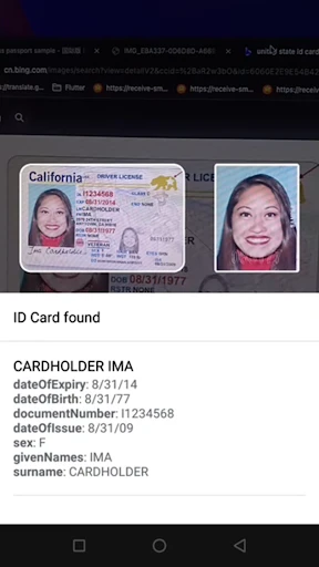 ID Card, Passport, Driver Lice screenshot