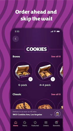 Insomnia Cookies screenshot