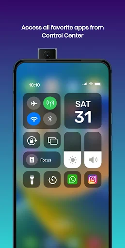 iPhone Control Center iOS 16 screenshot