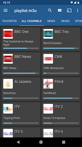 IPTV screenshot