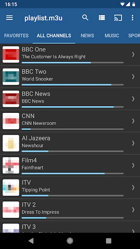 IPTV screenshot
