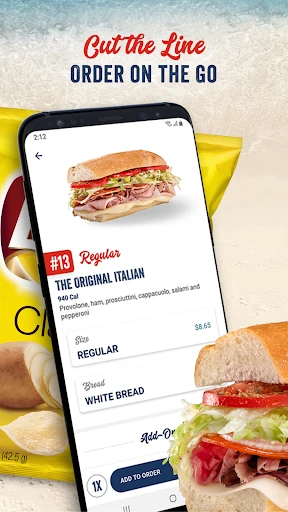 Jersey Mike's screenshot