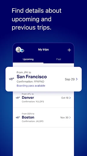JetBlue - Book & manage trips screenshot