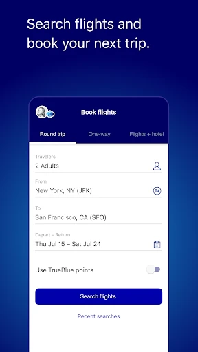 JetBlue - Book & manage trips screenshot