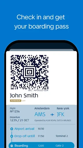 KLM - Book a flight screenshot