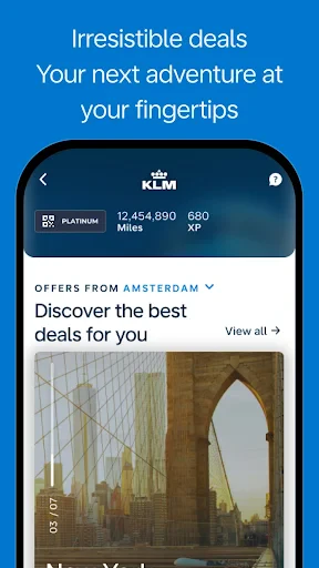 KLM - Book a flight screenshot