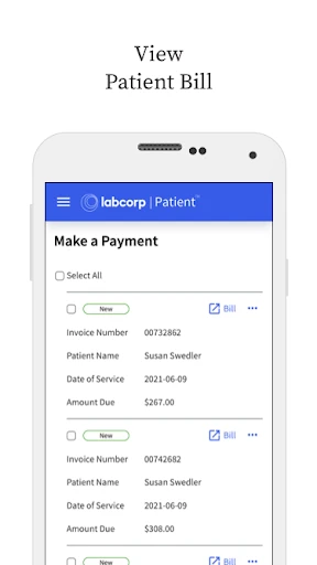 Labcorp | Patient screenshot