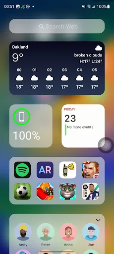 Launcher iOS 19 screenshot