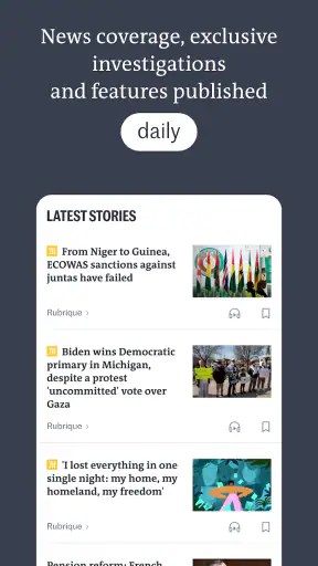Le Monde, Live News screenshot