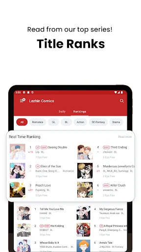 Lezhin Comics - Daily Releases screenshot