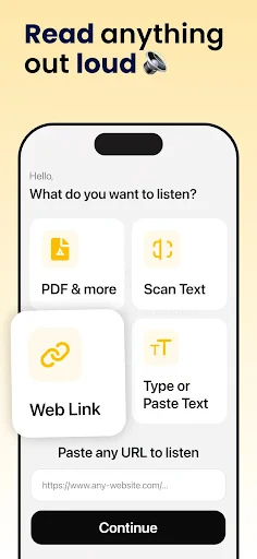 Listen AI: Text to Speech screenshot