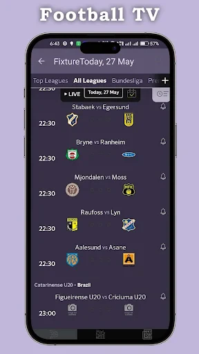 Live Football TV HD Streaming screenshot