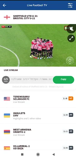 Live Football TV Streaming HD screenshot
