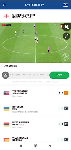 Live Football TV Streaming HD screenshot
