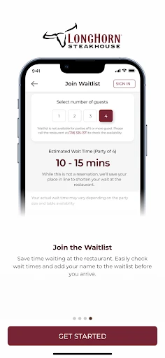 LongHorn Steakhouse® screenshot