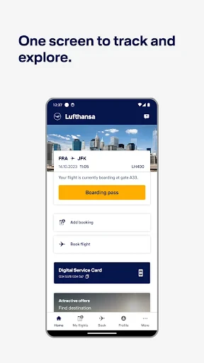Lufthansa screenshot