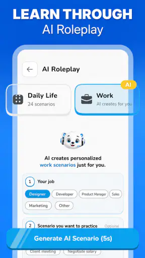 Lurnia: AI Language Tutor screenshot