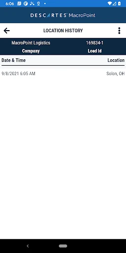 MacroPoint for Truckers screenshot