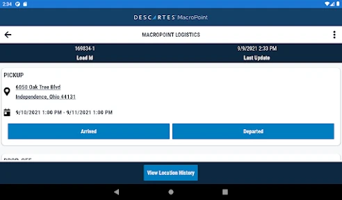 MacroPoint for Truckers screenshot