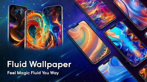 Magic Fluid: Live Wallpaper 4D screenshot