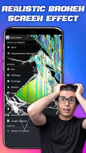 Magic Wallpaper: Broken Screen screenshot