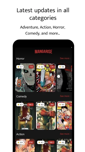 MangaRise - Manga Reader screenshot