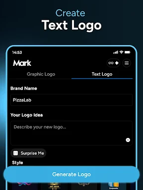 Mark - AI Logo Generator screenshot