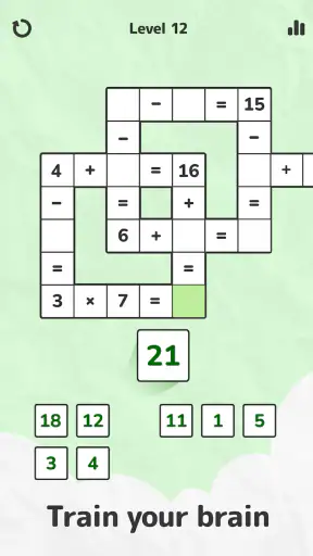 Math Crossword — Number puzzle screenshot